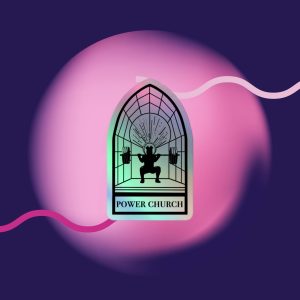 Power Church Holographic Stickers
