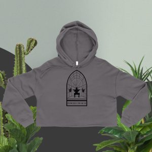 Power Church Crop Hoodie